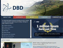 Tablet Screenshot of dbdinternational.com